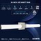 Luxrite 36 Inch LED Vanity Light Brushed Nickel 5CCT 2700K-5000K 30W 2200LM Dimmable Over Mirror Vanity Bar LR32172-1PK - alternate 3